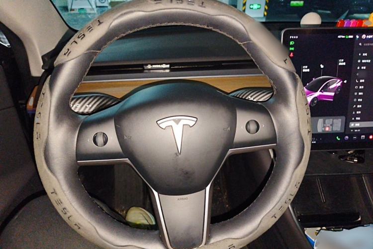 Used Tesla Model 3 2019 Long-Range Rear-Wheel-Drive Version Steering Wheel