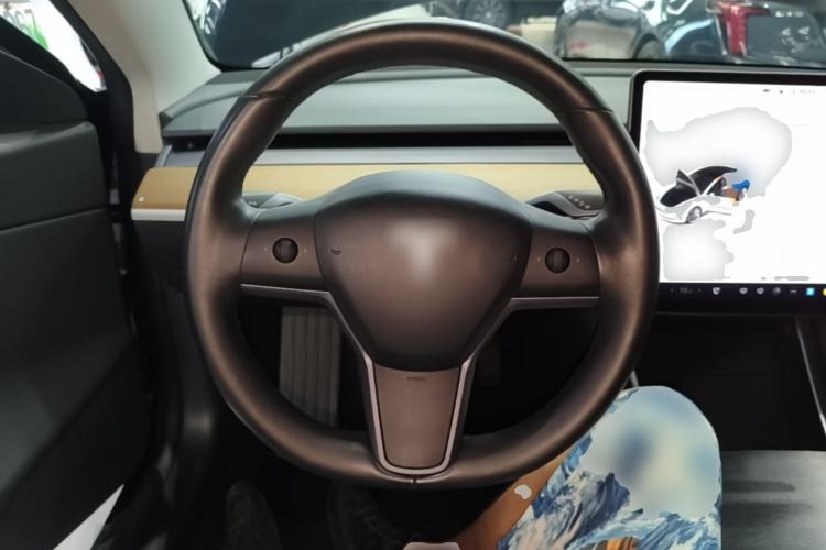 Used Tesla Model 3 2019 Long-Range All-Wheel-Drive Version Steering Wheel