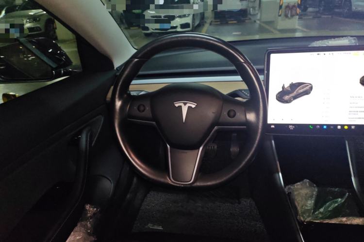 Used Tesla Model 3 2019 Long-Range Rear-Wheel-Drive Version Steering Wheel