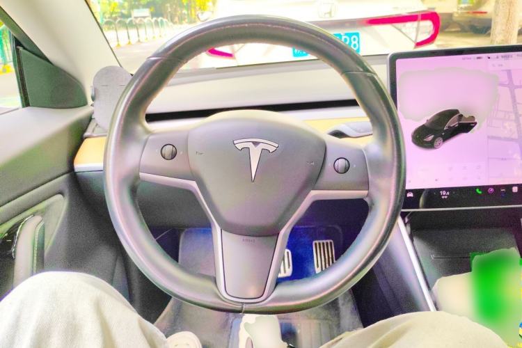 Used Tesla Model 3 2019 Long-Range Rear-Wheel-Drive Version Steering Wheel