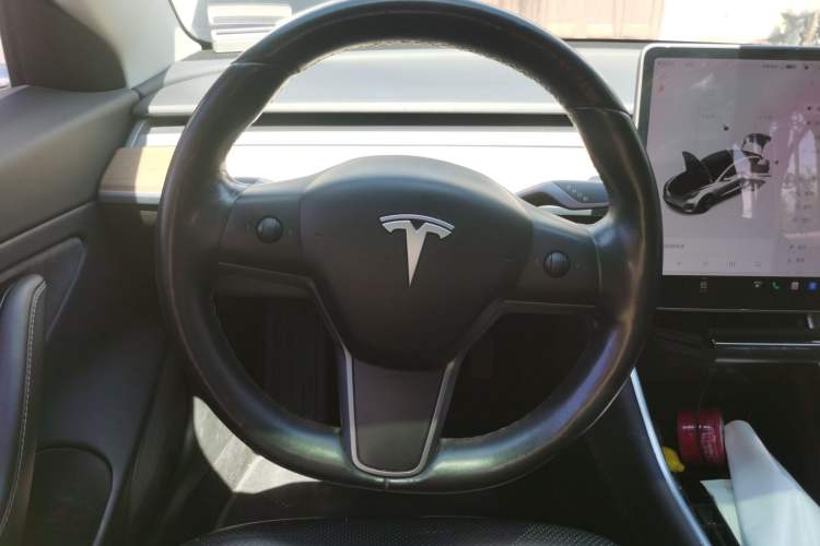 Used Tesla Model 3 2019 Long-Range Rear-Wheel-Drive Version Steering Wheel
