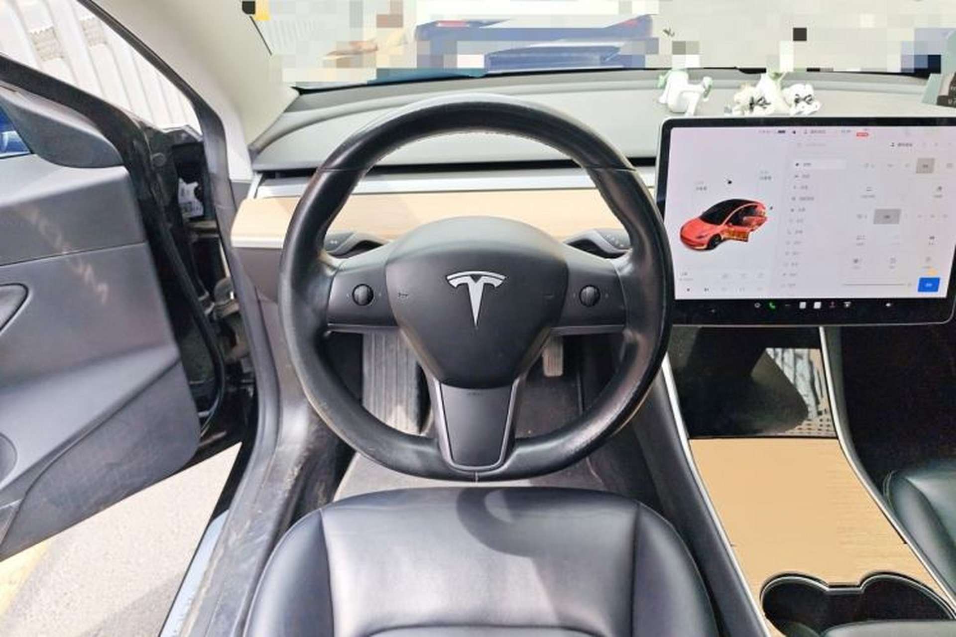 Used Tesla Model 3 2019 Long-Range All-Wheel-Drive Version Steering Wheel