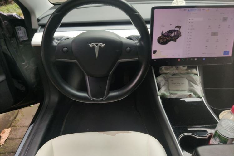 Used Tesla Model 3 2019 Long-Range Rear-Wheel-Drive Version Steering Wheel