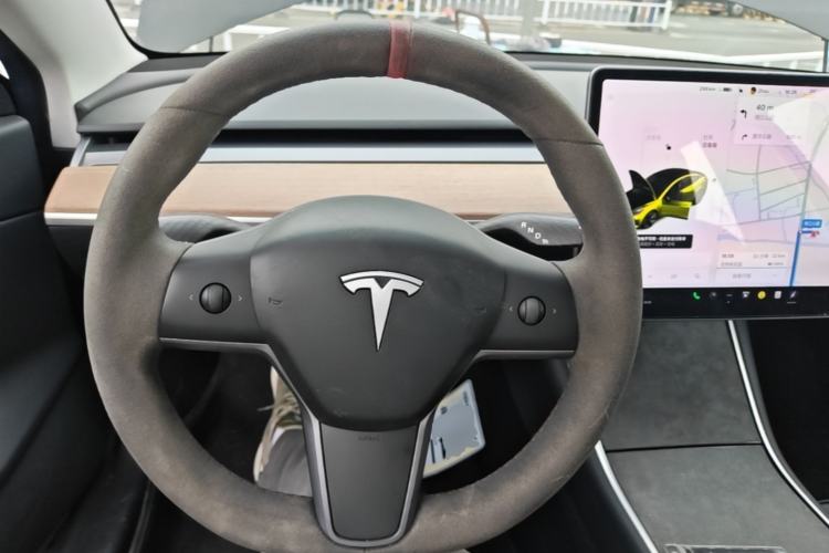 Used Tesla Model 3 2019 Long-Range All-Wheel-Drive Version Steering Wheel