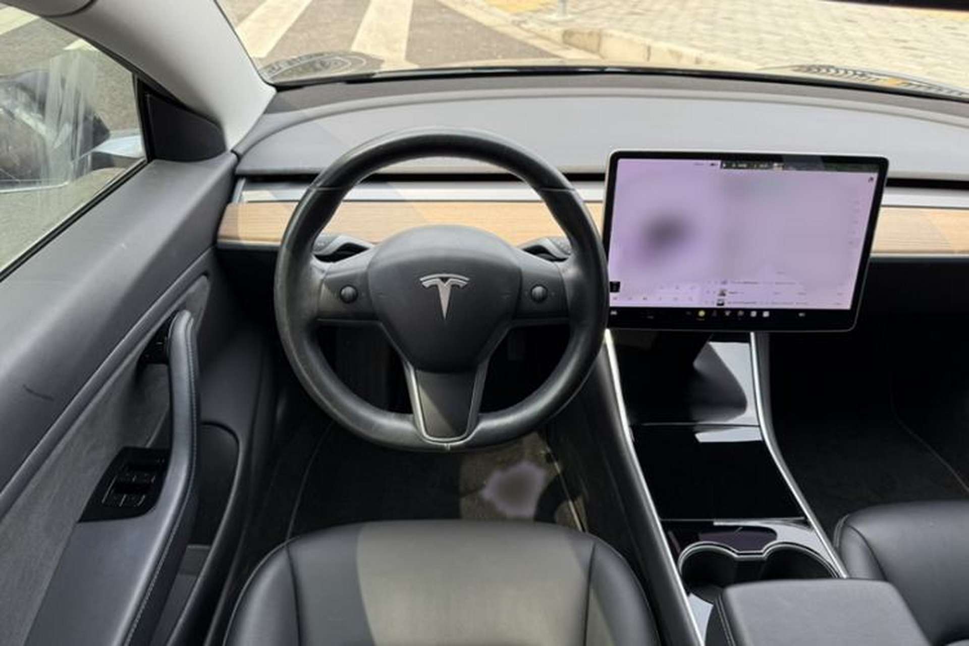 Used Tesla Model 3 2019 Long-Range Rear-Wheel-Drive Version Steering Wheel