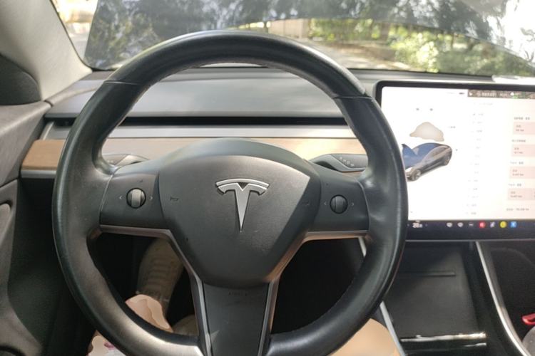 Used Tesla Model 3 2019 Long-Range Rear-Wheel-Drive Version Steering Wheel