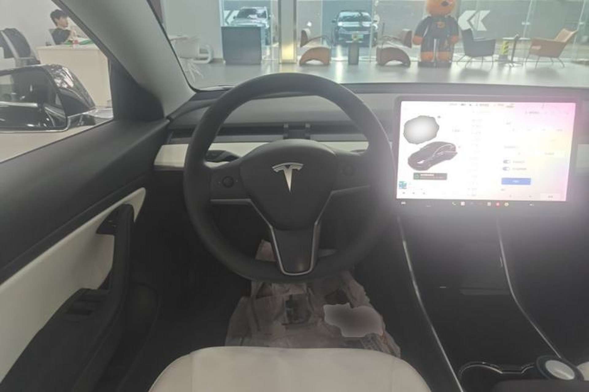 Used Tesla Model 3 2019 Long-Range All-Wheel-Drive Version Steering Wheel