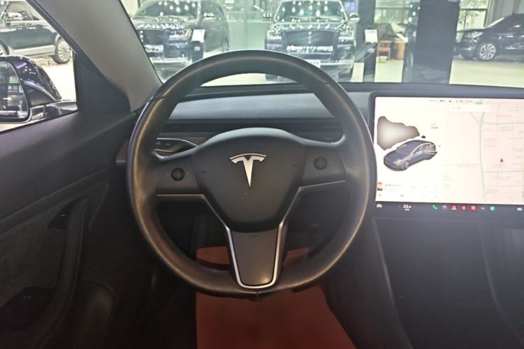 Used Tesla Model 3 2019 Long-Range Rear-Wheel-Drive Version Steering Wheel