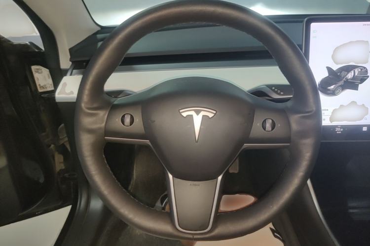 Used Tesla Model 3 2019 Long-Range All-Wheel-Drive Version Steering Wheel