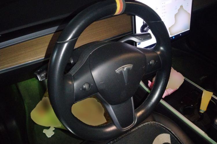 Used Tesla Model 3 2019 Long-Range Rear-Wheel-Drive Version Steering Wheel