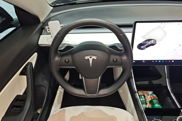 Used Tesla Model 3 2019 Long-Range All-Wheel-Drive Version Steering Wheel