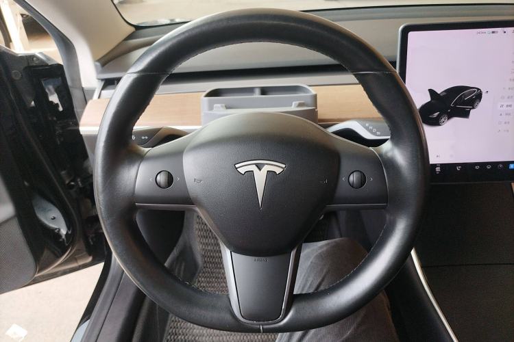 Used Tesla Model 3 2019 Long-Range Rear-Wheel-Drive Version Steering Wheel