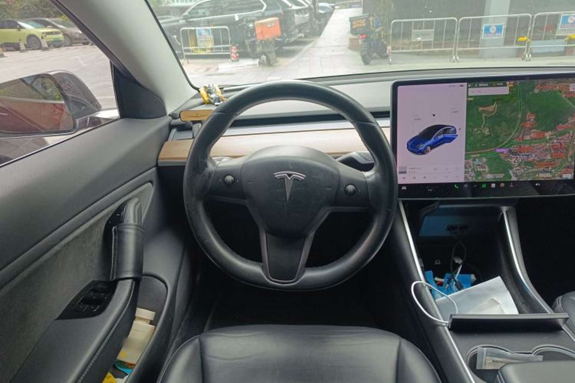 Used Tesla Model 3 2019 Long-Range All-Wheel-Drive Version Steering Wheel