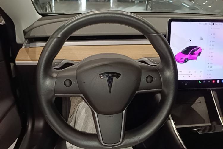 Used Tesla Model 3 2019 Long-Range All-Wheel-Drive Version Steering Wheel