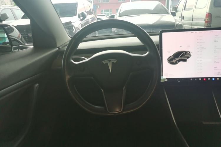 Used Tesla Model 3 2019 Long-Range Rear-Wheel-Drive Version Steering Wheel