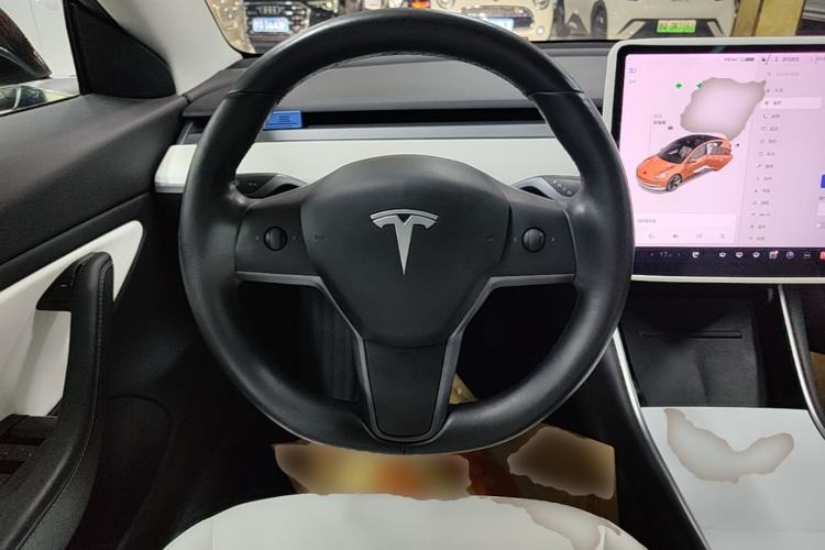Used Tesla Model 3 2019 Long-Range Rear-Wheel-Drive Version Steering Wheel