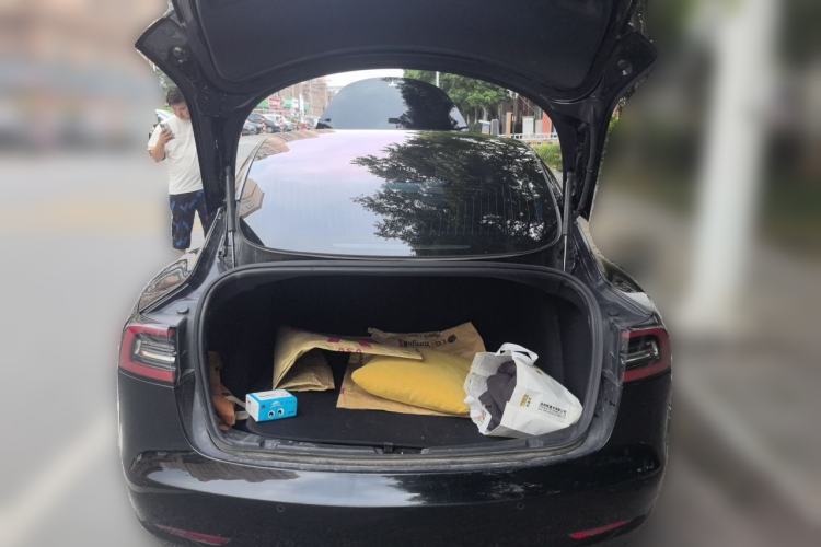 Used Tesla Model 3 2019 Long-Range All-Wheel-Drive Version Trunk