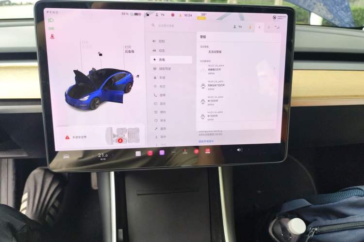 Used Tesla Model 3 2019 Standard Range Rear-Wheel Drive Upgraded Version (60 kWh) Audio And AC Panel