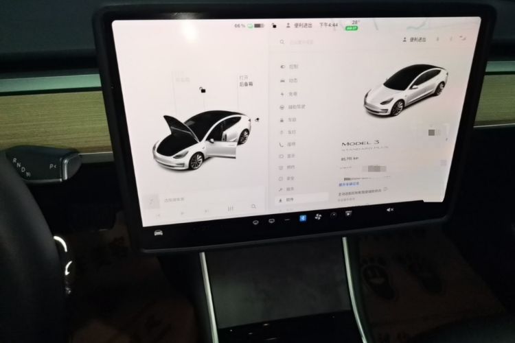 Used Tesla Model 3 2019 Standard Range Rear-Drive Upgraded Version Audio And AC Panel