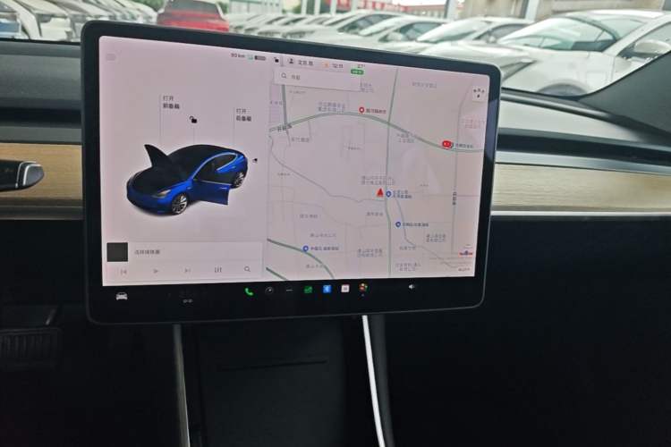 Used Tesla Model 3 2019 Standard Range Rear-Drive Upgraded Version Audio And AC Panel
