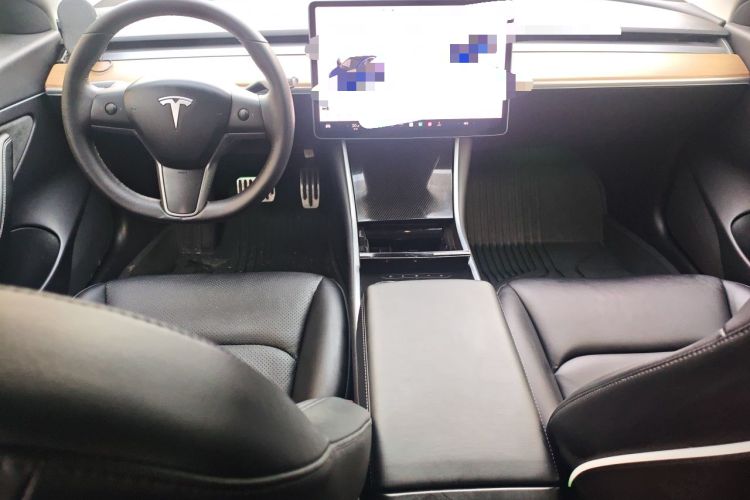 Used Tesla Model 3 2019 Long-Range Rear-Wheel-Drive Version Audio And AC Panel