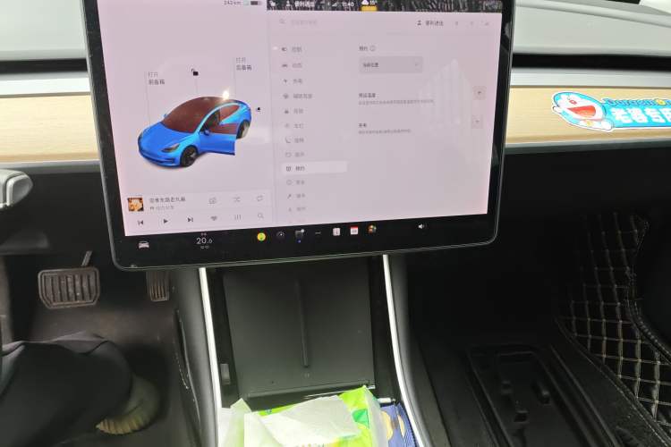 Used Tesla Model 3 2019 Standard Range Rear-Drive Upgraded Version Audio And AC Panel
