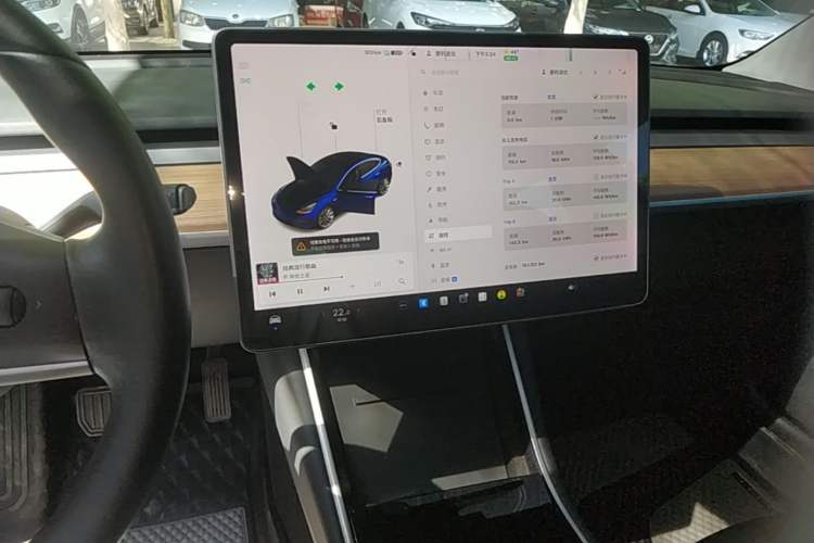 Used Tesla Model 3 2019 Standard Range Rear-Drive Upgraded Version Audio And AC Panel