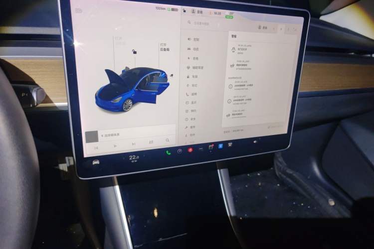 Used Tesla Model 3 2019 Standard Range Rear-Drive Upgraded Version Audio And AC Panel