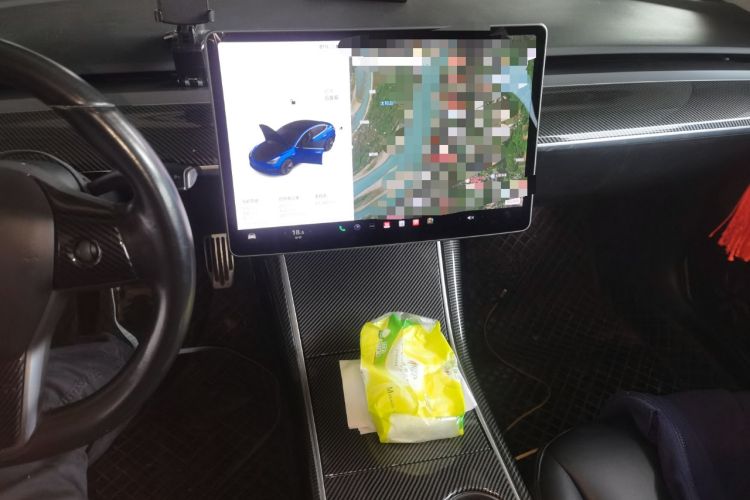 Used Tesla Model 3 2019 Long-Range Rear-Wheel-Drive Version Audio And AC Panel