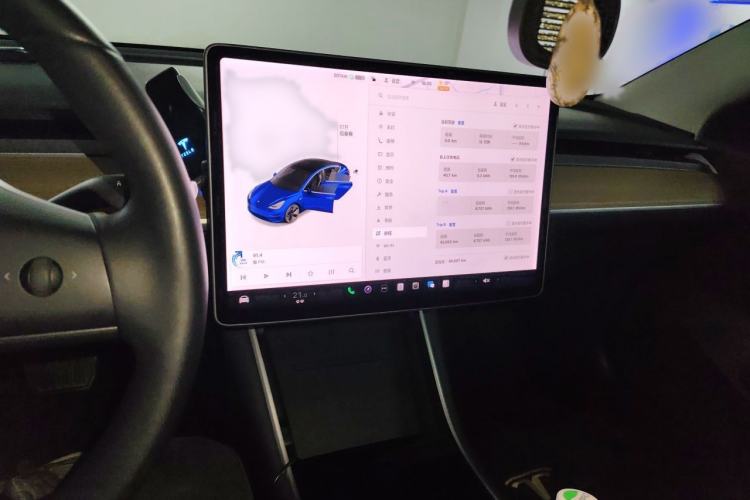 Used Tesla Model 3 2019 Standard Range Rear-Drive Upgraded Version Audio And AC Panel