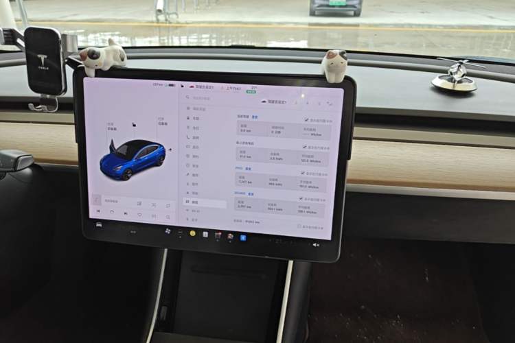 Used Tesla Model 3 2019 Standard Range Rear-Drive Upgraded Version Audio And AC Panel