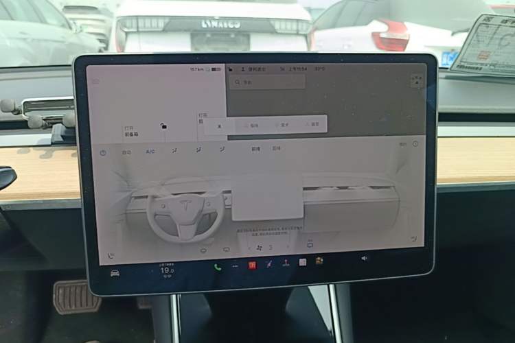 Used Tesla Model 3 2019 Standard Range Rear-Drive Upgraded Version Audio And AC Panel