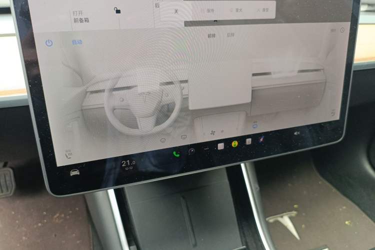 Used Tesla Model 3 2019 Standard Range Rear-Drive Upgraded Version Audio And AC Panel
