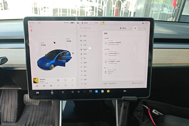Used Tesla Model 3 2019 Standard Range Rear-Drive Upgraded Version Audio And AC Panel