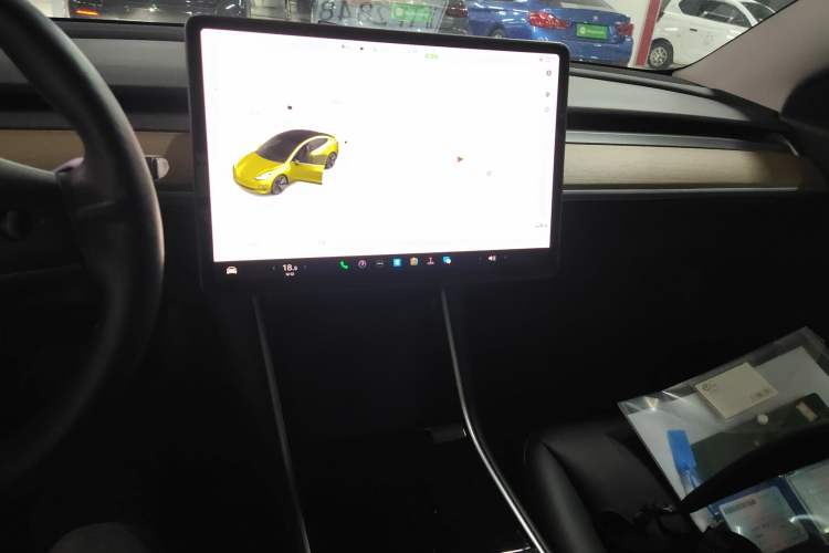 Used Tesla Model 3 2019 Standard Range Rear-Drive Upgraded Version Audio And AC Panel
