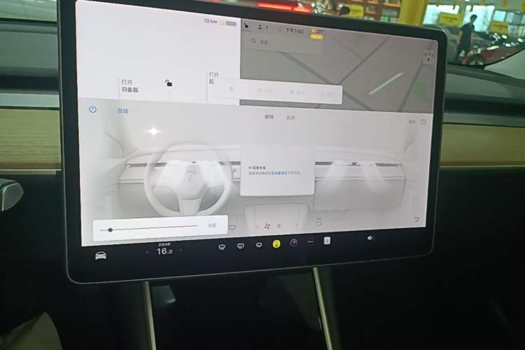 Used Tesla Model 3 2019 Standard Range Rear-Drive Upgraded Version Audio And AC Panel