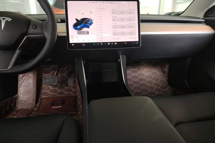 Used Tesla Model 3 2019 Long-Range All-Wheel-Drive Version Audio And AC Panel