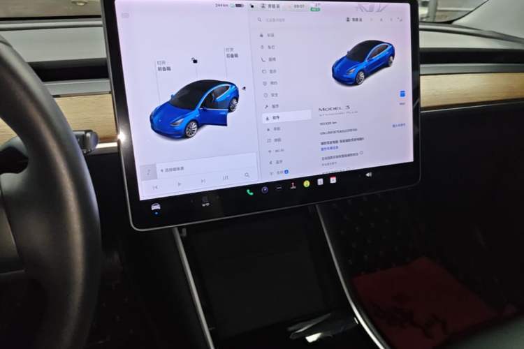 Used Tesla Model 3 2019 Standard Range Rear-Drive Upgraded Version Audio And AC Panel