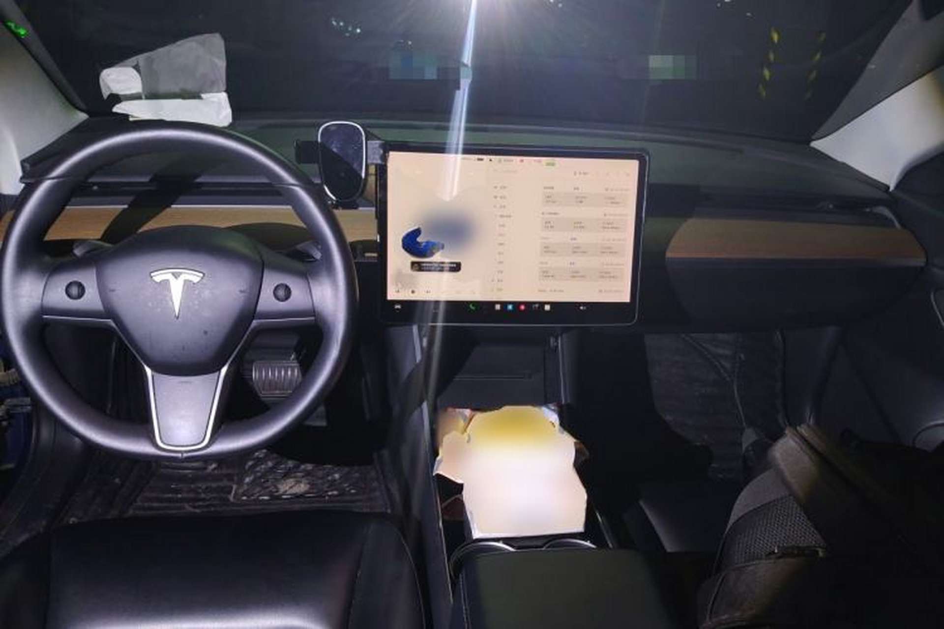 Used Tesla Model 3 2019 Standard Range Rear-Drive Upgraded Version Center Console
