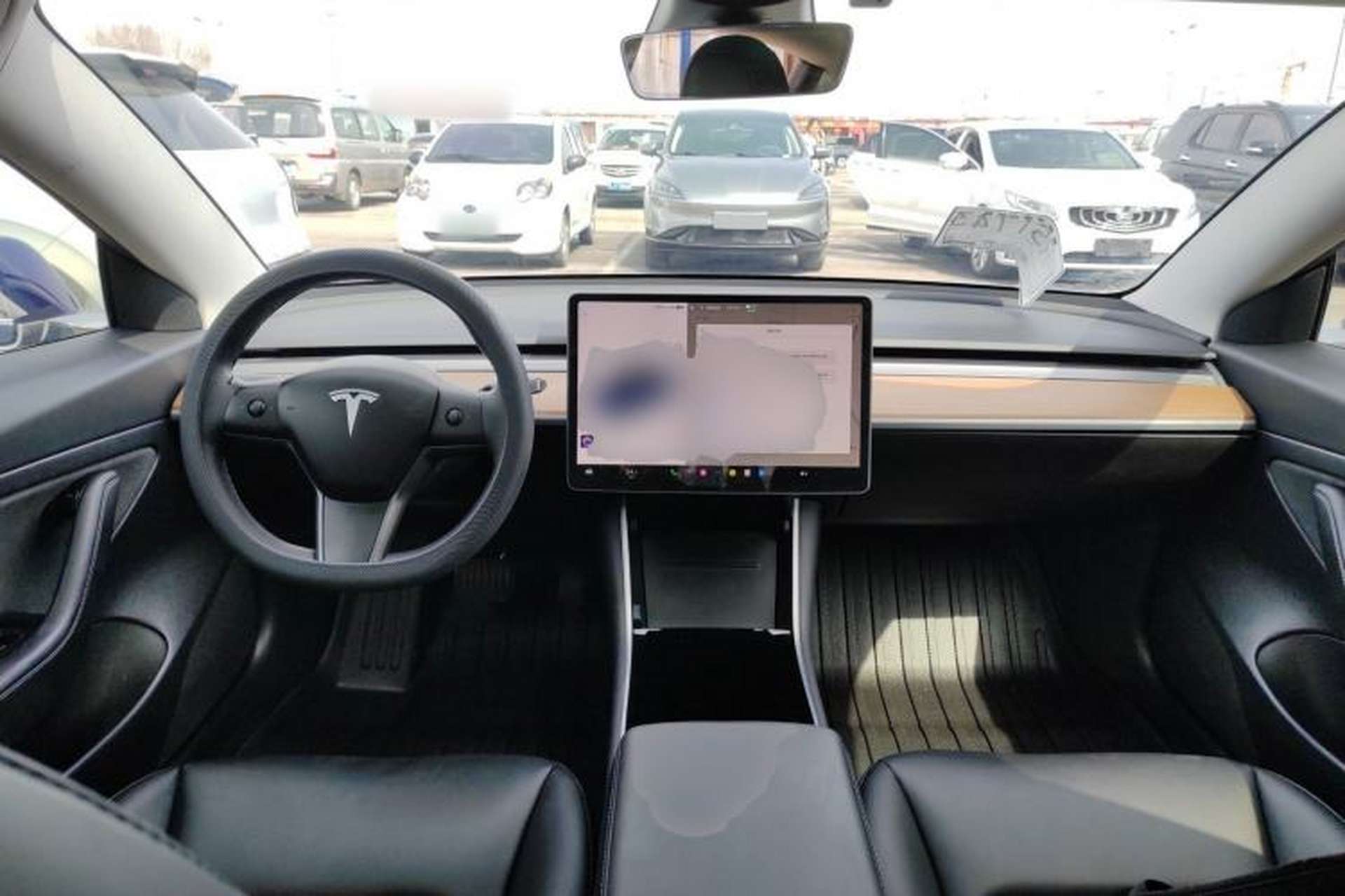 Used Tesla Model 3 2019 Standard Range Rear-Drive Upgraded Version Center Console