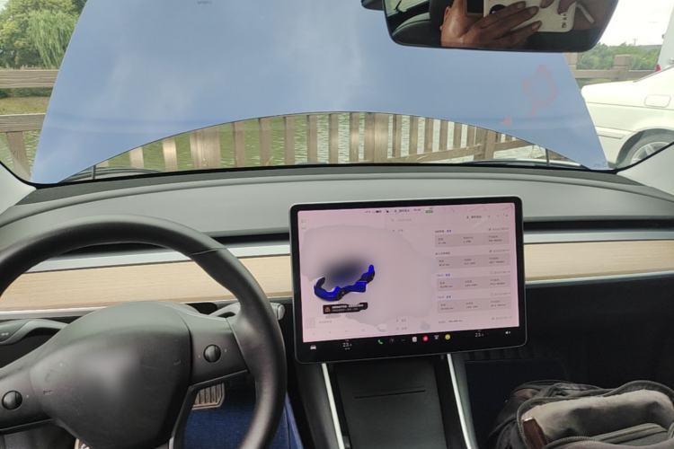 Used Tesla Model 3 2019 Standard Range Rear-Wheel Drive Upgraded Version (60 kWh) Center Console