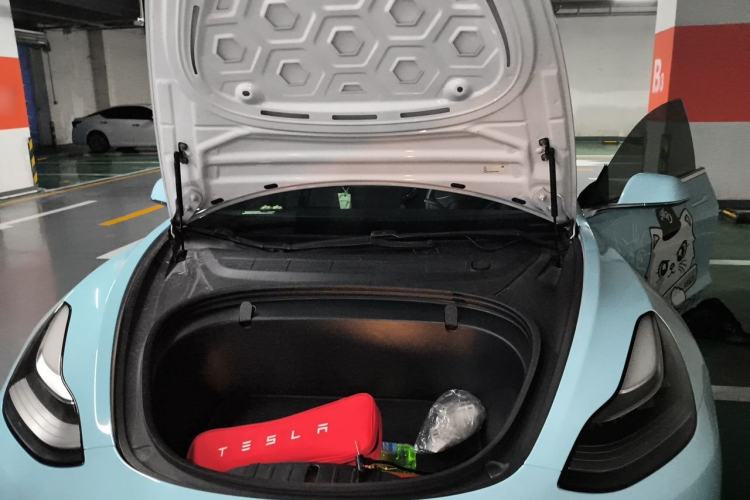 Used Tesla Model 3 2019 Long-Range Rear-Wheel-Drive Version Engine Bay