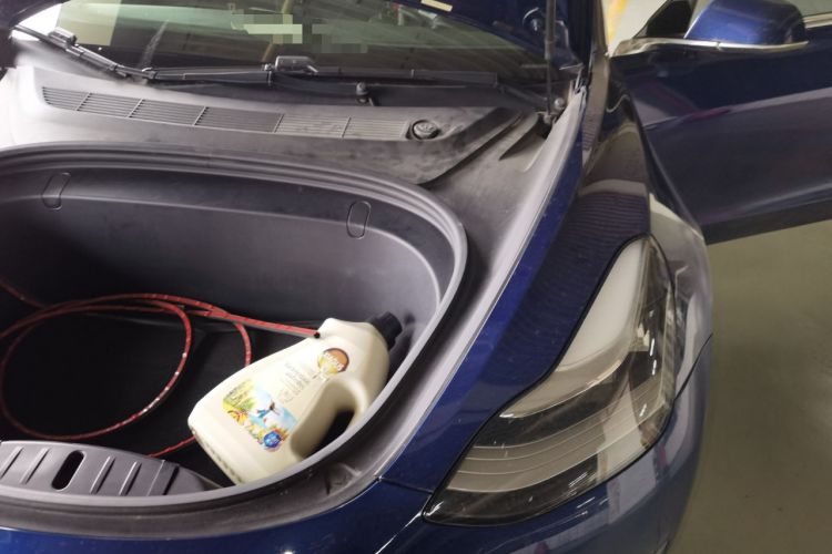 Used Tesla Model 3 2019 Long-Range Rear-Wheel-Drive Version Engine Bay Left