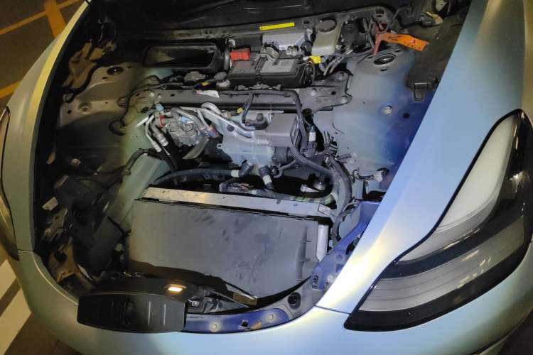 Used Tesla Model 3 2019 Standard Range Rear-Drive Upgraded Version Engine Bay Left