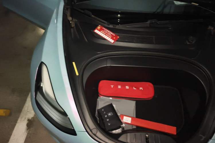 Used Tesla Model 3 2019 Long-Range Rear-Wheel-Drive Version Engine Bay Right