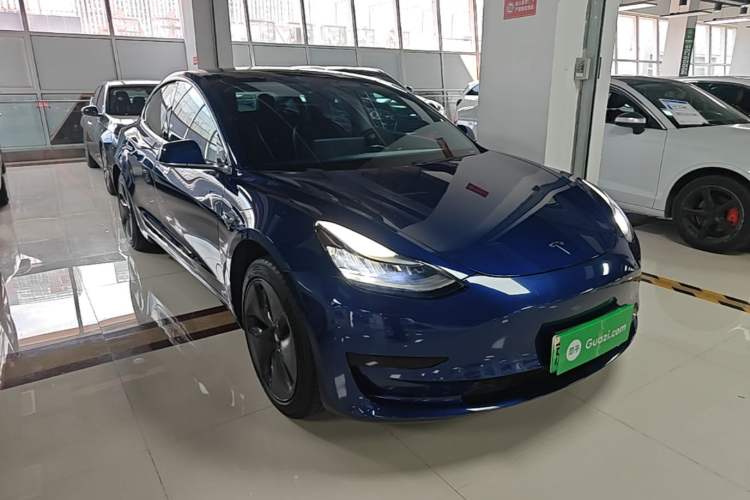 Used Tesla Model 3 2019 Standard Range Rear-Drive Upgraded Version Front Right 45 Deg