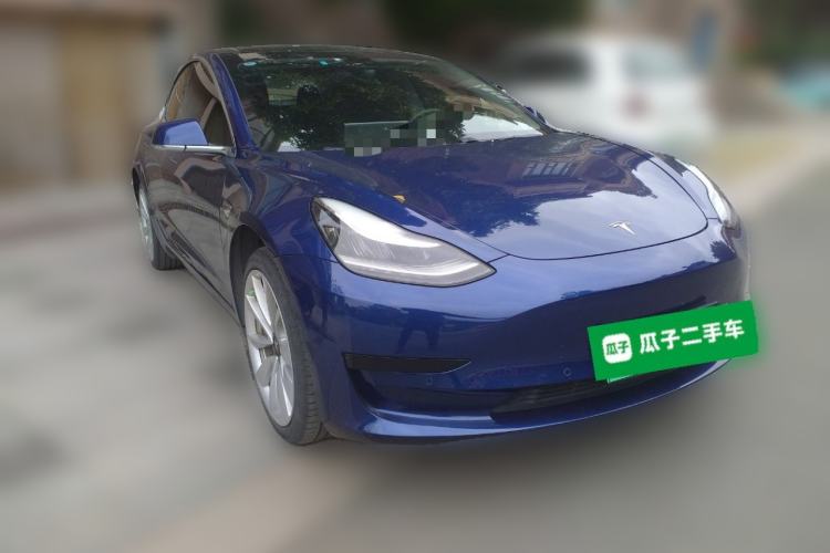 Used Tesla Model 3 2019 Standard Range Rear-Drive Upgraded Version Front Right 45 Deg