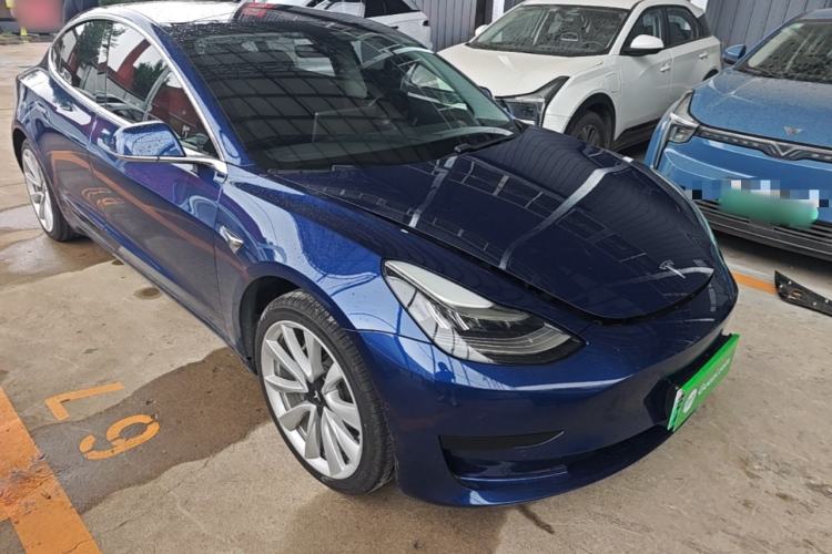 Used Tesla Model 3 2019 Standard Range Rear-Drive Upgraded Version Front Right 45 Deg
