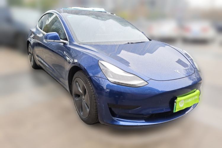 Used Tesla Model 3 2019 Standard Range Rear-Drive Upgraded Version Front Right 45 Deg