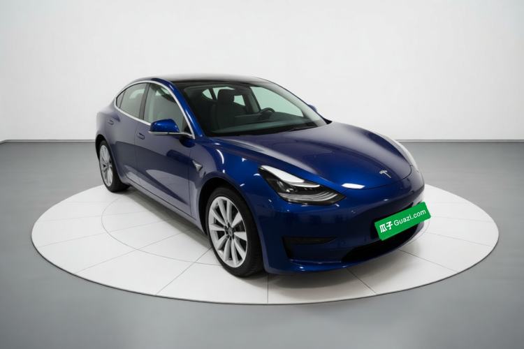Used Tesla Model 3 2019 Standard Range Rear-Drive Upgraded Version Front Right 45 Deg